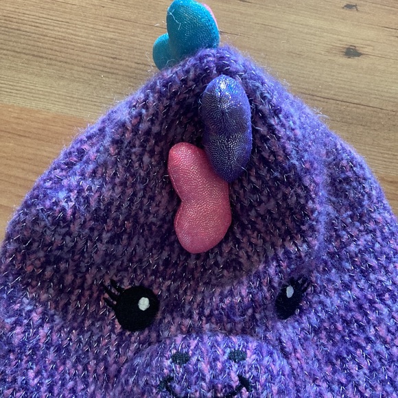 The Children’s Place Hat Purple Unicorn Hat - Picture 2 of 8